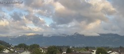 Archiv Foto Webcam Ausblick über Gisingen auf Hohen Kasten 05:00