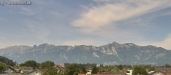 Archiv Foto Webcam Ausblick über Gisingen auf Hohen Kasten 11:00