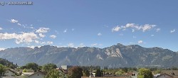 Archiv Foto Webcam Ausblick über Gisingen auf Hohen Kasten 13:00