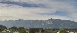 Archived image Webcam View over Gisingen to Hoher Kasten 13:00