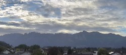Archived image Webcam View over Gisingen to Hoher Kasten 17:00