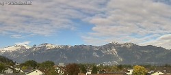 Archiv Foto Webcam Ausblick über Gisingen auf Hohen Kasten 09:00