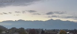 Archiv Foto Webcam Ausblick über Gisingen auf Hohen Kasten 17:00