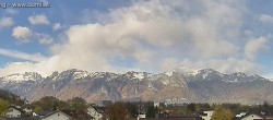 Archiv Foto Webcam Ausblick über Gisingen auf Hohen Kasten 11:00