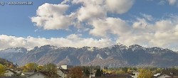 Archiv Foto Webcam Ausblick über Gisingen auf Hohen Kasten 13:00