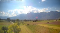 Archiv Foto Webcam Ausblick von Feldkirch auf Hohen Kasten, Furgglenfirst und Kamor 15:00