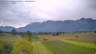 Archived image Webcam View of the Hoher Kasten, Furgglenfirst and Kamor from Feldkirch 05:00