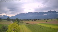 Archived image Webcam View of the Hoher Kasten, Furgglenfirst and Kamor from Feldkirch 07:00