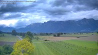 Archived image Webcam View of the Hoher Kasten, Furgglenfirst and Kamor from Feldkirch 14:00