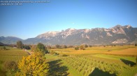 Archived image Webcam View of the Hoher Kasten, Furgglenfirst and Kamor from Feldkirch 07:00