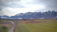 Archived image Webcam View of the Hoher Kasten, Furgglenfirst and Kamor from Feldkirch 07:00