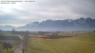 Archiv Foto Webcam Ausblick von Feldkirch auf Hohen Kasten, Furgglenfirst und Kamor 13:00