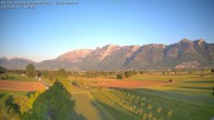 Archiv Foto Webcam Ausblick von Feldkirch auf Hohen Kasten, Furgglenfirst und Kamor 05:00