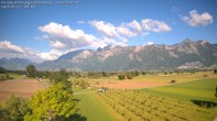 Archived image Webcam View of the Hoher Kasten, Furgglenfirst and Kamor from Feldkirch 07:00