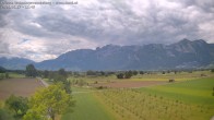 Archived image Webcam View of the Hoher Kasten, Furgglenfirst and Kamor from Feldkirch 11:00