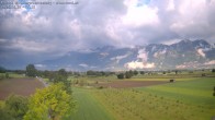 Archived image Webcam View of the Hoher Kasten, Furgglenfirst and Kamor from Feldkirch 06:00