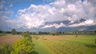 Archived image Webcam View of the Hoher Kasten, Furgglenfirst and Kamor from Feldkirch 07:00