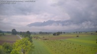 Archived image Webcam View of the Hoher Kasten, Furgglenfirst and Kamor from Feldkirch 07:00