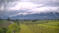 Archiv Foto Webcam Ausblick von Feldkirch auf Hohen Kasten, Furgglenfirst und Kamor 09:00
