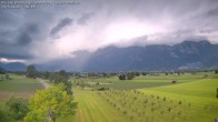 Archiv Foto Webcam Ausblick von Feldkirch auf Hohen Kasten, Furgglenfirst und Kamor 15:00