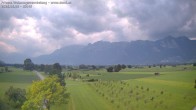 Archiv Foto Webcam Ausblick von Feldkirch auf Hohen Kasten, Furgglenfirst und Kamor 19:00