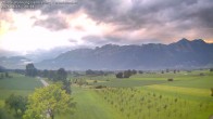 Archiv Foto Webcam Ausblick von Feldkirch auf Hohen Kasten, Furgglenfirst und Kamor 19:00