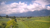Archived image Webcam View of the Hoher Kasten, Furgglenfirst and Kamor from Feldkirch 11:00