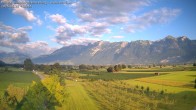 Archiv Foto Webcam Ausblick von Feldkirch auf Hohen Kasten, Furgglenfirst und Kamor 05:00