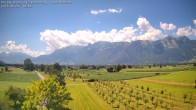 Archiv Foto Webcam Ausblick von Feldkirch auf Hohen Kasten, Furgglenfirst und Kamor 13:00