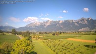 Archived image Webcam View of the Hoher Kasten, Furgglenfirst and Kamor from Feldkirch 07:00