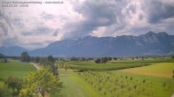 Archiv Foto Webcam Ausblick von Feldkirch auf Hohen Kasten, Furgglenfirst und Kamor 13:00