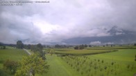 Archived image Webcam View of the Hoher Kasten, Furgglenfirst and Kamor from Feldkirch 05:00