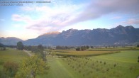 Archiv Foto Webcam Ausblick von Feldkirch auf Hohen Kasten, Furgglenfirst und Kamor 05:00