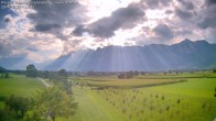 Archiv Foto Webcam Ausblick von Feldkirch auf Hohen Kasten, Furgglenfirst und Kamor 17:00