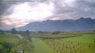 Archived image Webcam View of the Hoher Kasten, Furgglenfirst and Kamor from Feldkirch 05:00