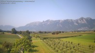 Archiv Foto Webcam Ausblick von Feldkirch auf Hohen Kasten, Furgglenfirst und Kamor 11:00