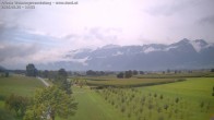 Archiv Foto Webcam Ausblick von Feldkirch auf Hohen Kasten, Furgglenfirst und Kamor 13:00
