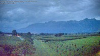 Archived image Webcam View of the Hoher Kasten, Furgglenfirst and Kamor from Feldkirch 19:00