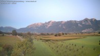 Archived image Webcam View of the Hoher Kasten, Furgglenfirst and Kamor from Feldkirch 05:00