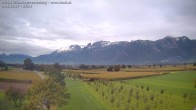 Archiv Foto Webcam Ausblick von Feldkirch auf Hohen Kasten, Furgglenfirst und Kamor 08:00
