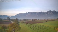 Archived image Webcam View of the Hoher Kasten, Furgglenfirst and Kamor from Feldkirch 07:00