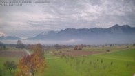 Archived image Webcam View of the Hoher Kasten, Furgglenfirst and Kamor from Feldkirch 11:00