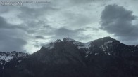 Archived image Webcam View of the Hoher Kasten from Bangs, Feldkirch 19:00