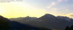 Archived image Webcam View of Walgau, Hoher Fraßen and Breithorn from Gampelün 05:00