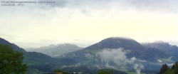Archived image Webcam View of Walgau, Hoher Fraßen and Breithorn from Gampelün 06:00