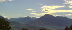 Archived image Webcam View of Walgau, Hoher Fraßen and Breithorn from Gampelün 07:00
