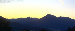 Archived image Webcam View of Walgau, Hoher Fraßen and Breithorn from Gampelün 06:00