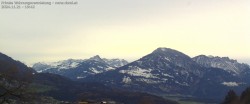 Archiv Foto Webcam Ausblick von Gampelün auf Walgau, Hoher Fraßen und Breithorn 09:00