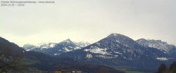 Archiv Foto Webcam Ausblick von Gampelün auf Walgau, Hoher Fraßen und Breithorn 11:00