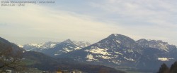 Archived image Webcam View of Walgau, Hoher Fraßen and Breithorn from Gampelün 11:00